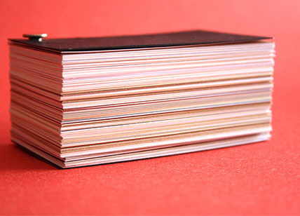 高檔名片、卡片紙張類型與紙樣板